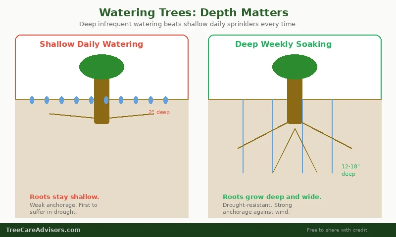 The Sprinkler Problem - TreeCareAdvisors diagram