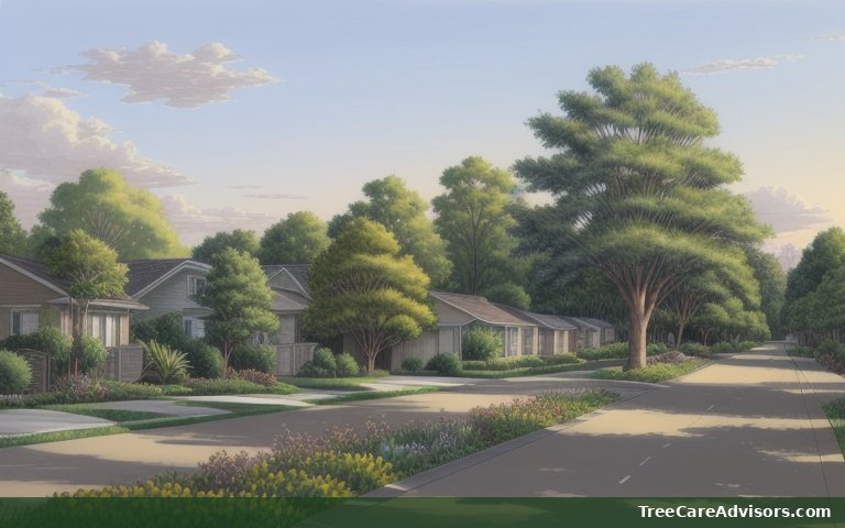 Neighborhood street view in Middletown, CA