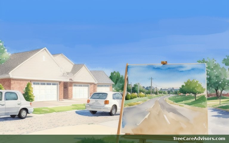 Neighborhood street view in Rocklin, CA