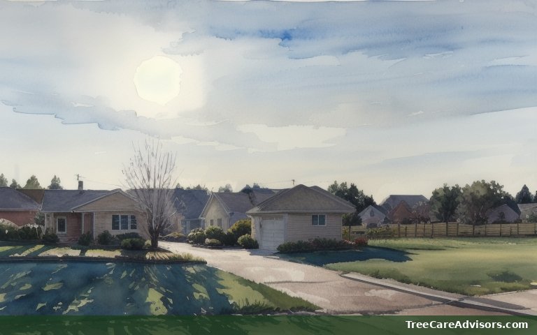 Neighborhood street view in Blacklake, CA