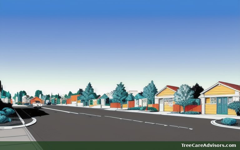 Neighborhood street view in Windsor, CA