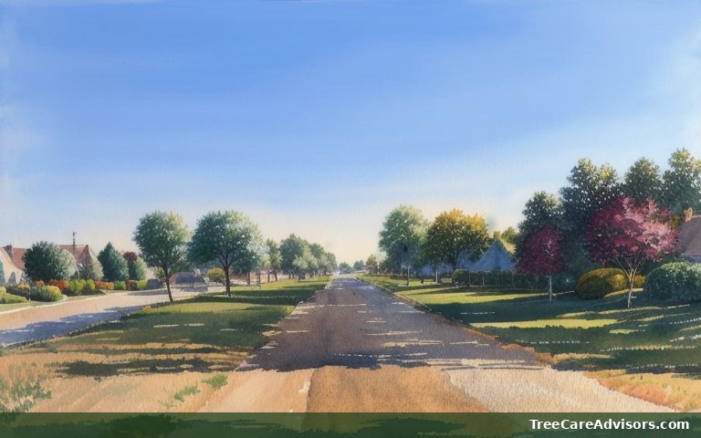 Neighborhood street view in Bend, CA