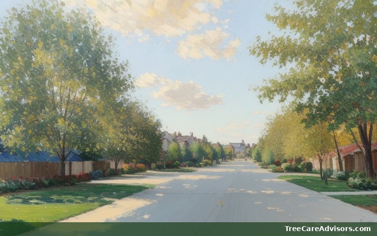 Neighborhood street view in Lone Tree, CO