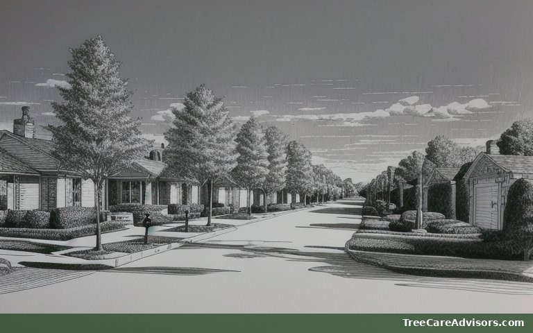 Neighborhood street view in Castle Rock, CO