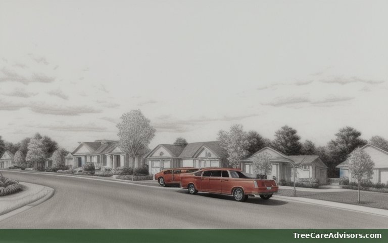 Neighborhood street view in Mead, CO