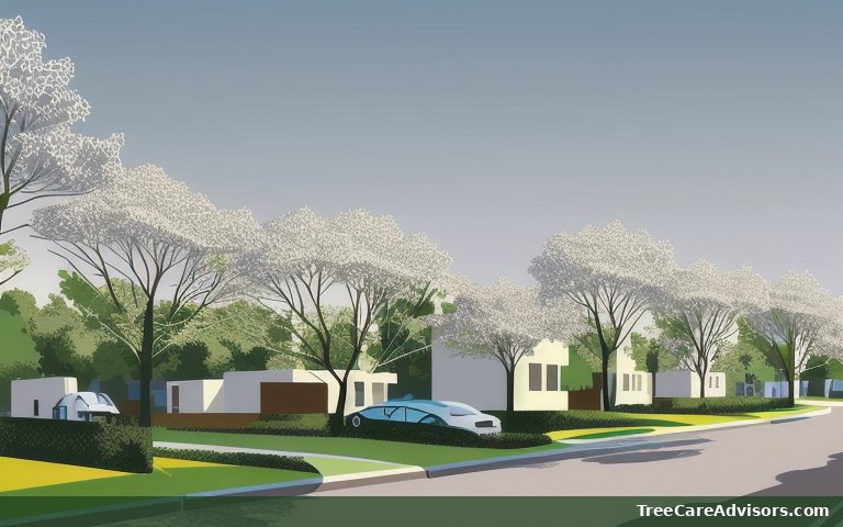 Neighborhood street view in Botsford, CT