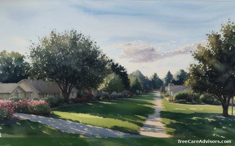 Neighborhood street view in Noank, CT