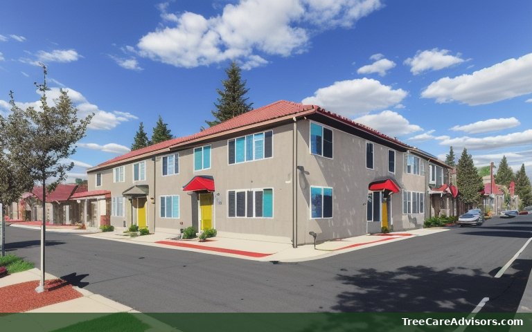 Neighborhood street view in Pineland, FL