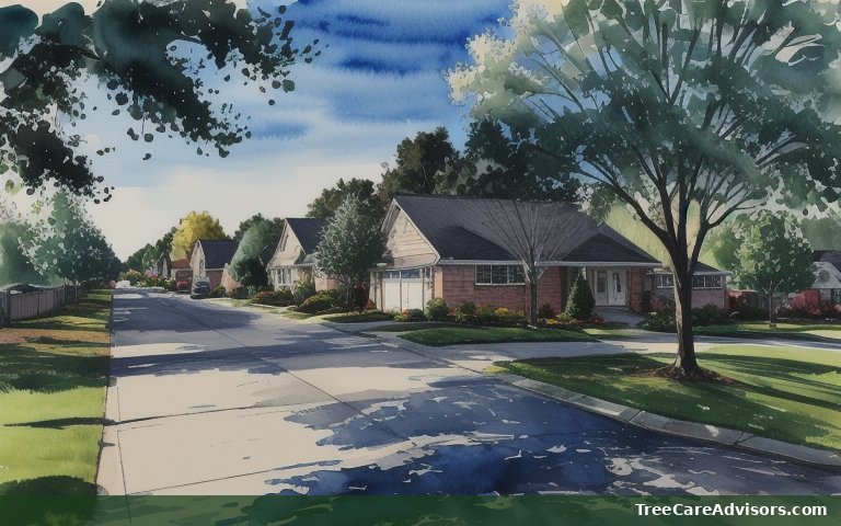 Neighborhood street view in Layton, FL