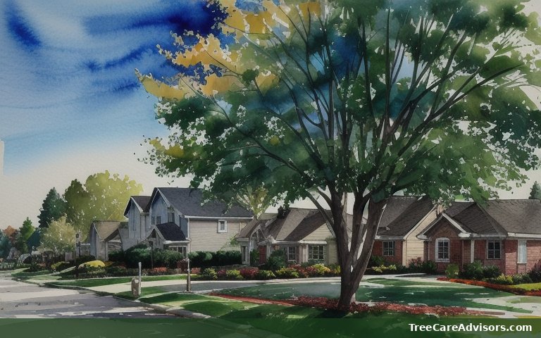 Neighborhood street view in Turin, GA