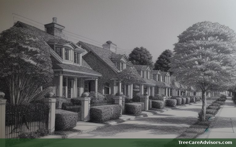 Neighborhood street view in Avondale Estates, GA
