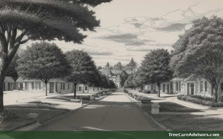 Neighborhood street view in Oak Brook, IL