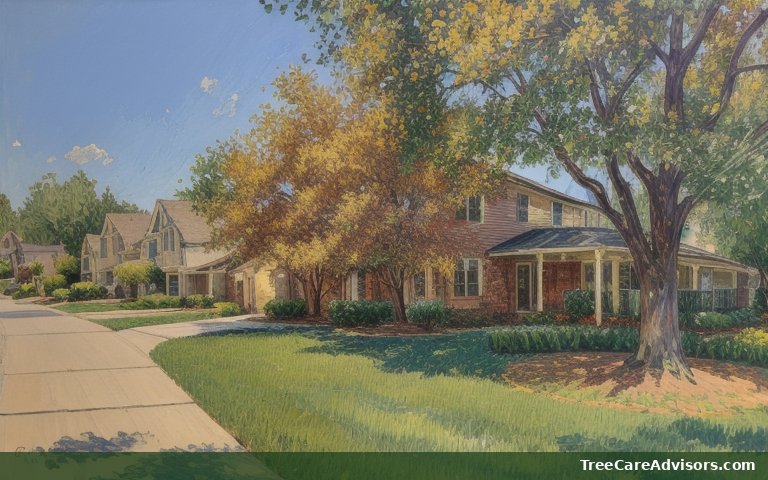 Neighborhood street view in Lakewood, IL