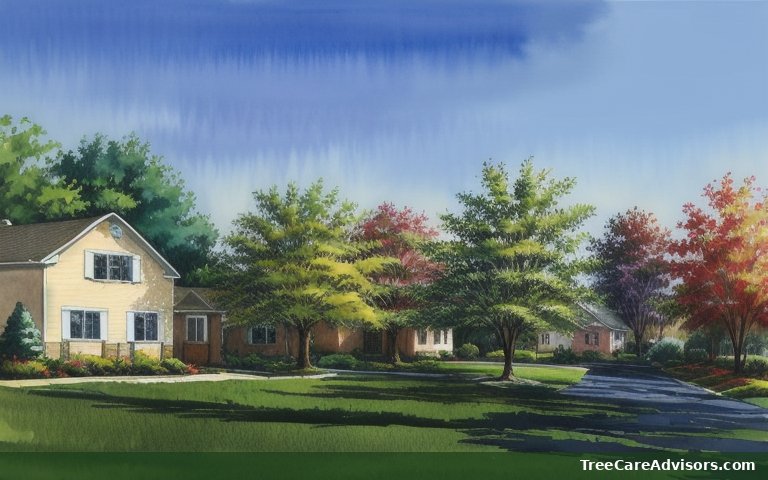 Neighborhood street view in Beverly Shores, IN