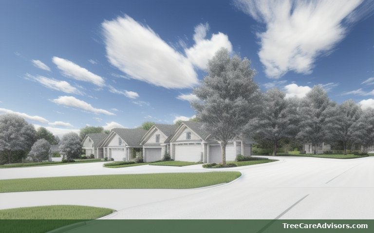 Neighborhood street view in Twin Lakes, IA