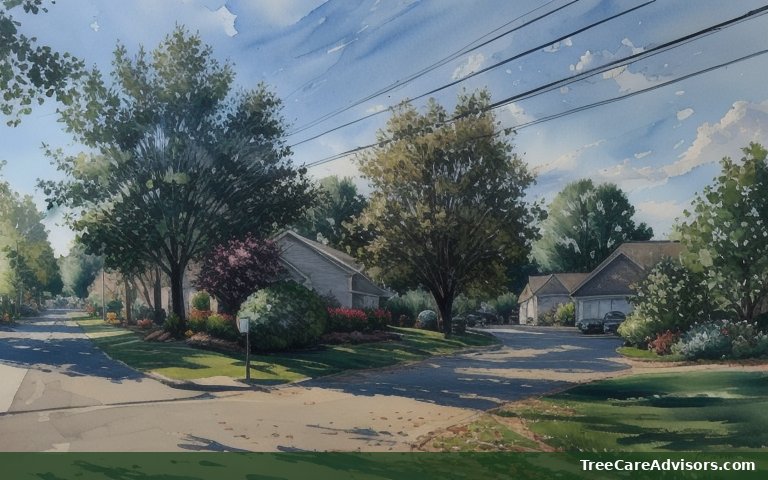 Neighborhood street view in Camden, ME