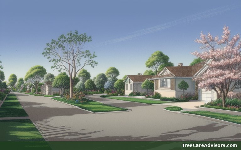 Neighborhood street view in Eldersburg, MD