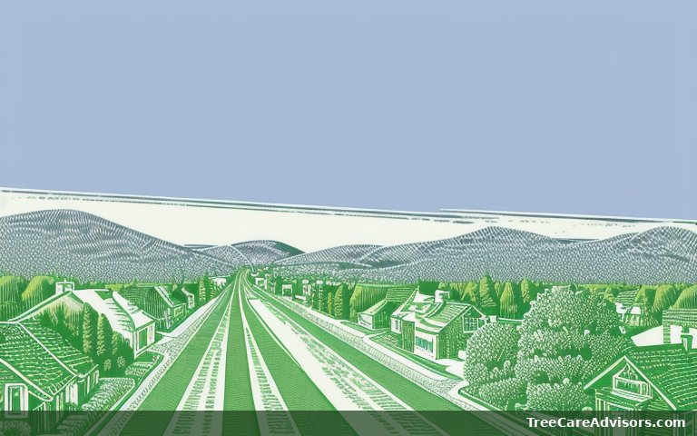 Neighborhood street view in Chester, MD