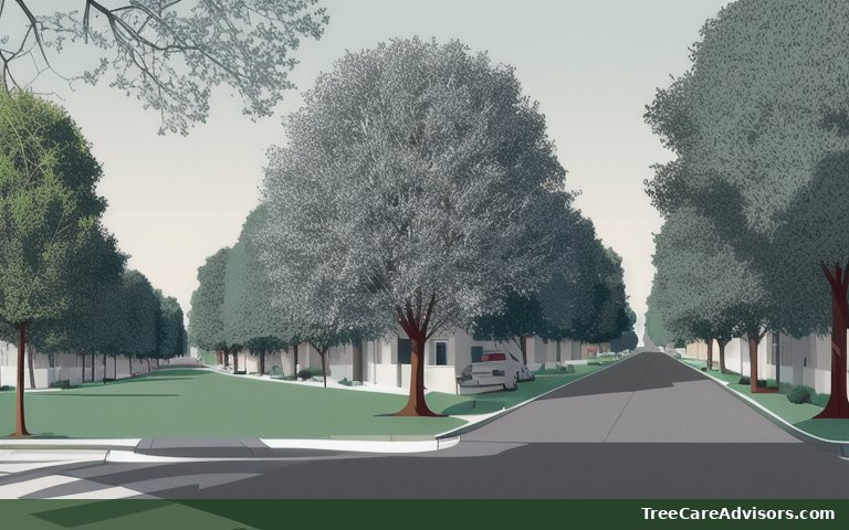 Neighborhood street view in Mansfield Center, MA