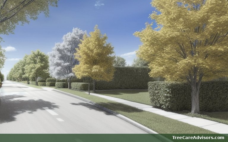 Neighborhood street view in Walpole, MA