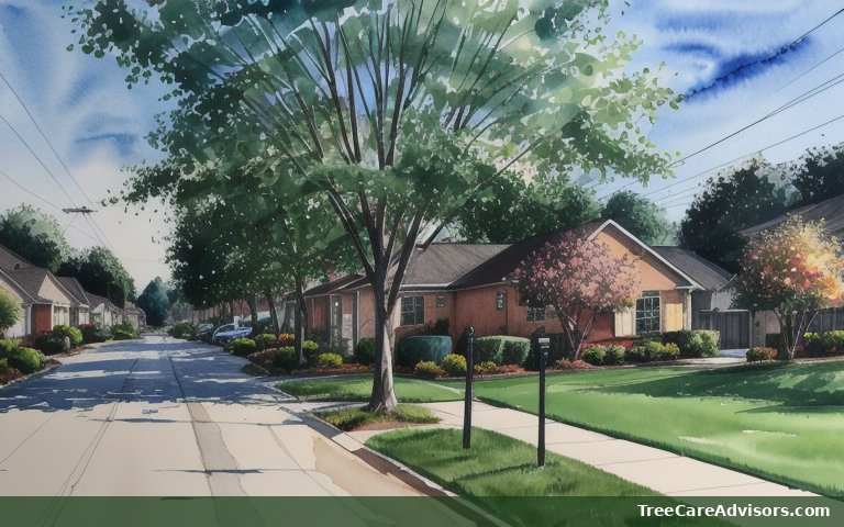 Neighborhood street view in Northville, MI