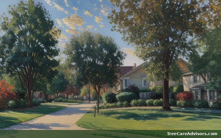 Neighborhood street view in Crosslake, MN