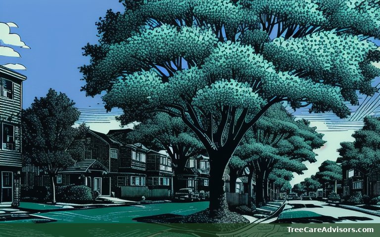 Neighborhood street view in Sunfish Lake, MN