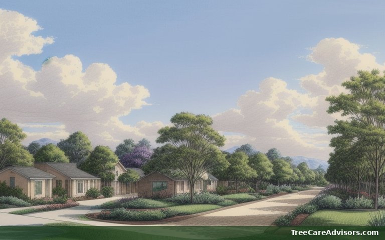 Neighborhood street view in Clayton, MO