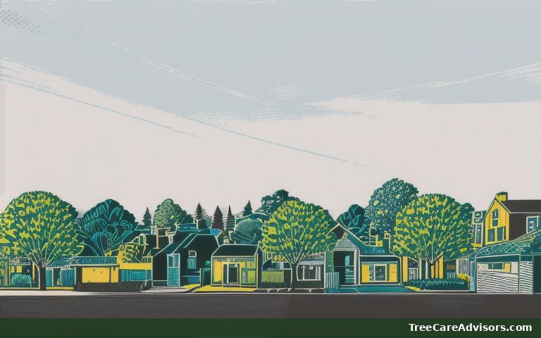 Neighborhood street view in Unionville, MT