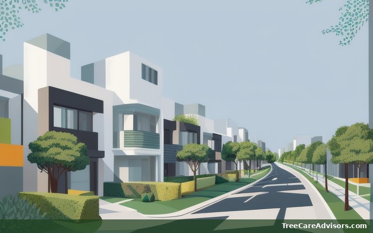 Neighborhood street view in Beacon View, NE