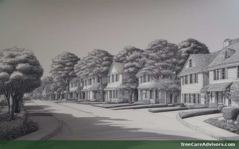 Neighborhood street view in Newfields, NH