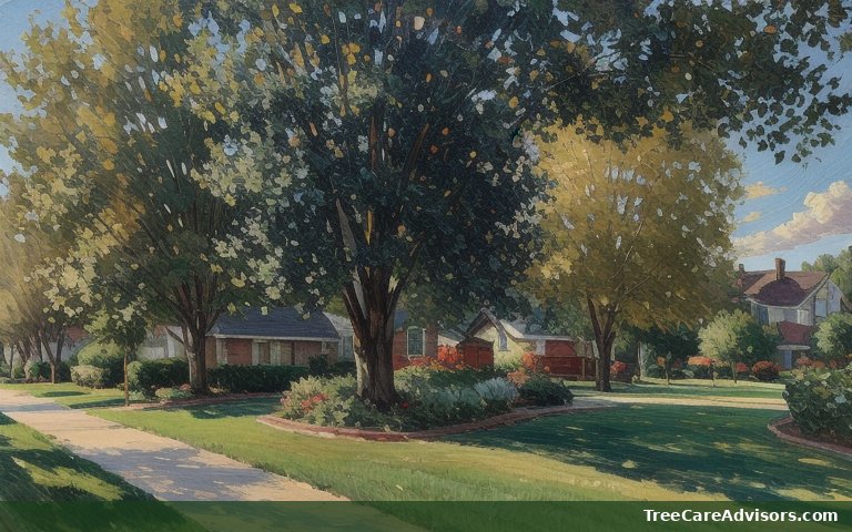 Neighborhood street view in Demarest, NJ