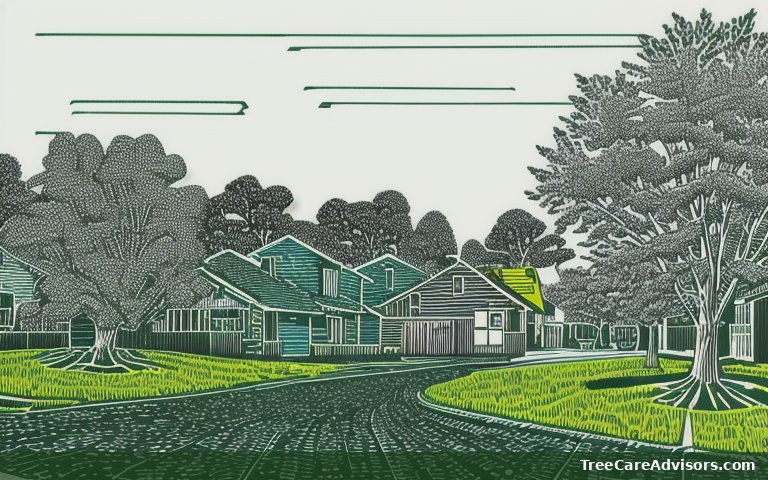 Neighborhood street view in Crosswicks, NJ