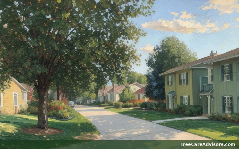 Neighborhood street view in Deans, NJ