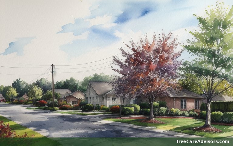 Neighborhood street view in Auburn, NJ