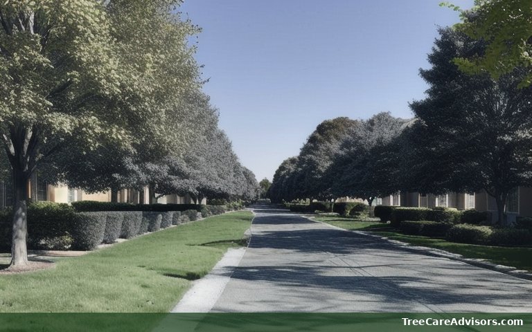 Neighborhood street view in Flagtown, NJ