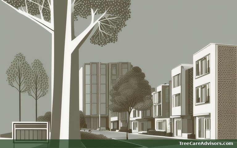 Neighborhood street view in Summit, NJ