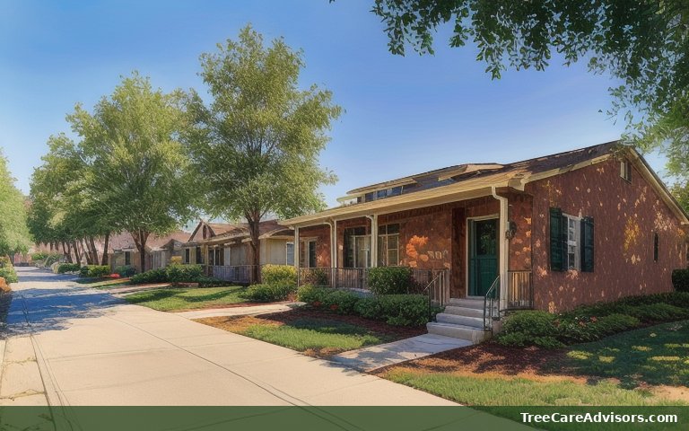 Neighborhood street view in Upper Red Hook, NY