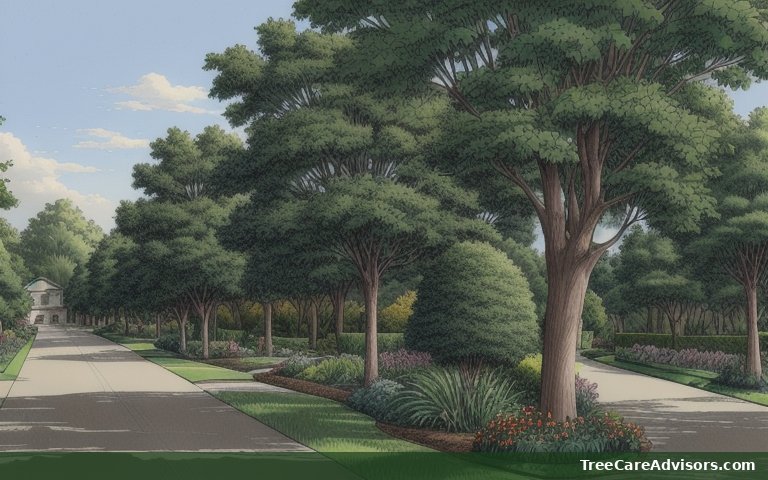 Neighborhood street view in Chapel Hill, NC