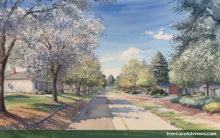 Neighborhood street view in Waxhaw, NC