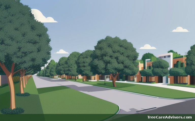 Neighborhood street view in Horace, ND