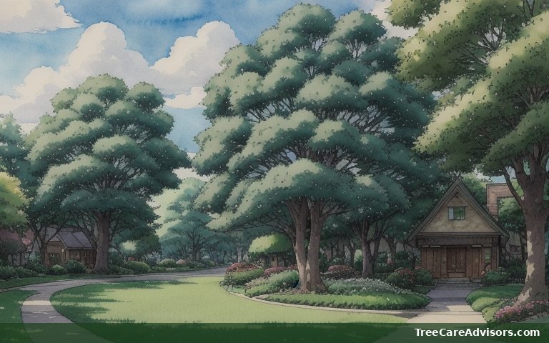 Neighborhood street view in Orange, OH