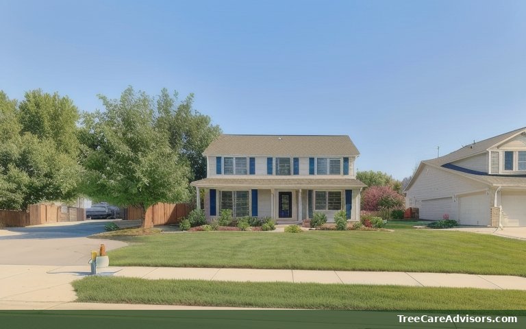 Neighborhood street view in Ostrander, OH