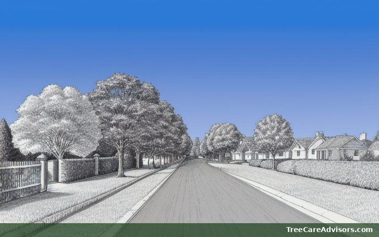 Neighborhood street view in Carlton Landing, OK