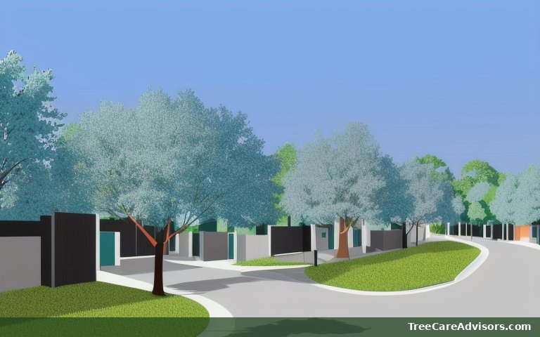 Neighborhood street view in Sandy, OR