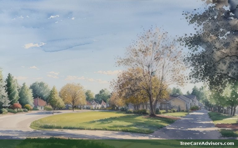 Neighborhood street view in Hood River, OR