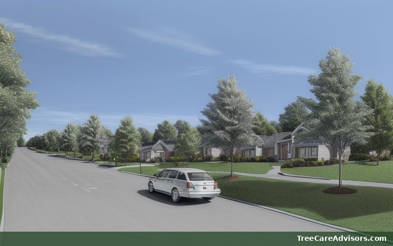 Neighborhood street view in Running Y Ranch, OR