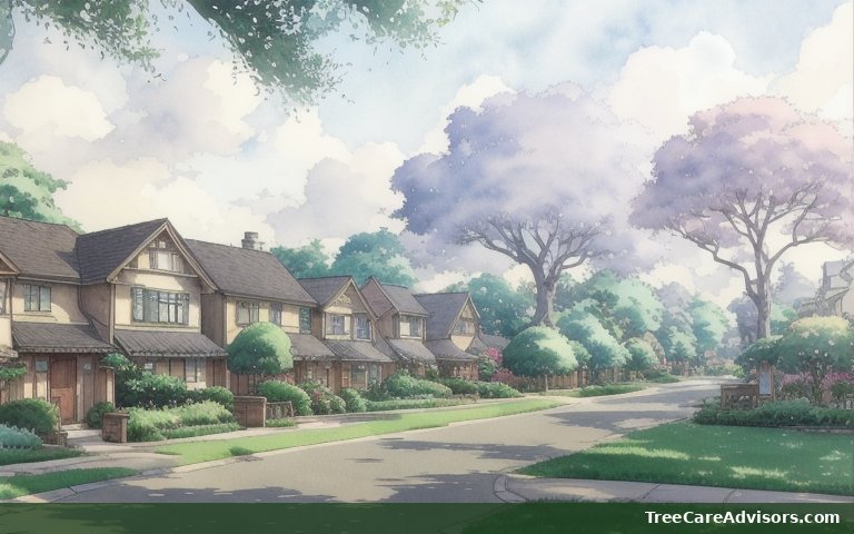 Neighborhood street view in Fairview, OR