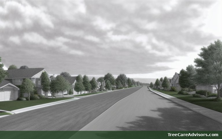 Neighborhood street view in Bakerstown, PA