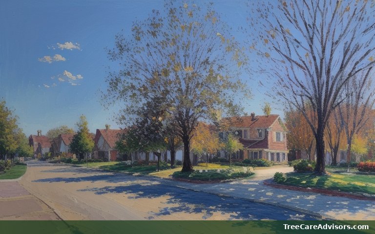 Neighborhood street view in Doylestown, PA